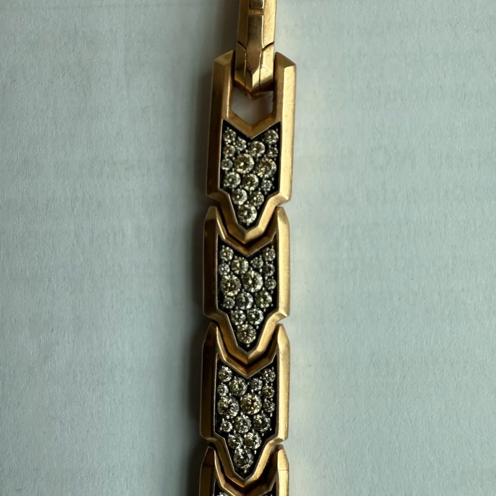 David Yurman Gold Men's Bracelet - Picture 6 of 9